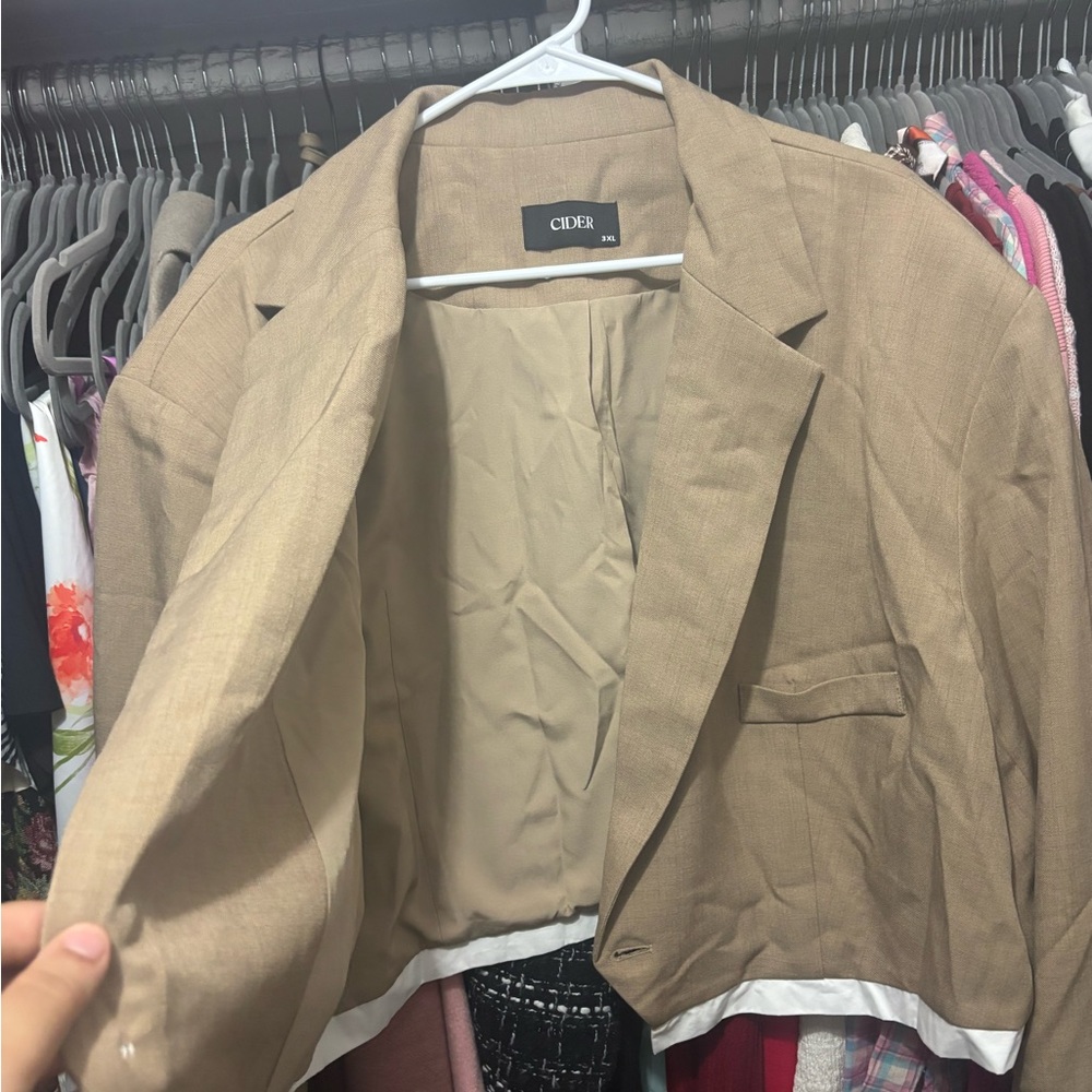 Cider Tan Women's Blazer